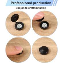 Tapa de tornillo con bisagra Tapas roscadas Tapas de tornillo plegables de plástico Tapas roscadas para arandelas Tapones de orificio de montaje a ras - A - Ver 4