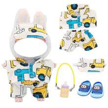 Eyemask & Sleepwear Set (Random Pattern), Bottle Hanger, Slippers, For Labubu, Holiday & Birthday Gift (Excluding Plush Doll) - Multicolor - View 6