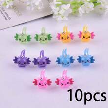 10pcs/30pcs,White Strip Hexagonal Dragon Pendants Resin Cartoon Dragon Charms For DIY Pendant Earrings Necklace Jewelry Accessories - Multicolor - View 11