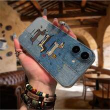 Funda TPU Transparente perro lindo cartoon divertido Para el  17 16 15 14 13 12 11 X XS Pro Max 8 7 6 Plus SE caso marco suave - transparente - Ver 1