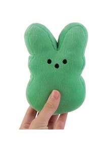 1个/6个复活节兔子毛绒玩具，卡通兔子玩偶，可爱聚酯纤维柔软毛绒兔子装饰品，适合节日和母亲节礼物，颜色随机 - 彩色 - 查看 10