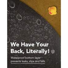 Lukamoo® - Alfombrilla de arena para gatos 30 x 20 pulgadas grande/L para arena de gatito y bonita caja de arena para gatos alfombrilla para atrapar arena (gris Tabby) - Gris atigrado - Ver 4