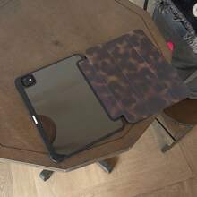 Estuche protector plegable de color ámbar vintage y lindo compatible con iPad de 11.a generación, tabletas, nuevo modelo 2025 de 10.a generación Air 7/6 con ranura para lápiz, estuche protector antidoblado de 11 pulgadas para tabletas para mujeres/hombres. Debido a las diferencias de iluminación y pantalla, puede haber ligeras variaciones de color entre el producto real y la imagen. - Marrón - Ver 6