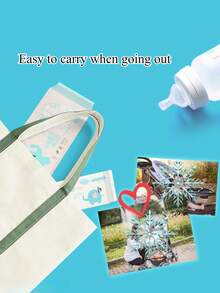 Small Elephant Portable Wet Wipes, Convenient Student Hand & Mouth Cleaning Hygiene Wet Tissues - Multicolor - View 6