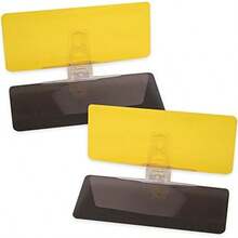 Parasol de Coche, Extensin TAC (Paquete DE 2) para el da y la Noche Anti-Resplandor, Anti-Deslumbramiento y Anti-UV HD Parabrisas del automvil por Mobi Lock - como se muestra en la figura - Ver 2