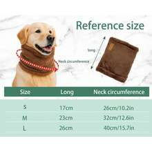 Warm Anti-Noise Ear Muffs, Pet Calming Stress Relief Plush Ear Hat, Double-Layer Thick Dog Ear Scarf Neck Warmer - Pink - View 2