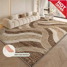 Thảm nhung cao cấp dày dặn (850g/㎡) - Được làm từ chất liệu cao cấp mật độ cao, thiết kế họa tiết lượn sóng, phong cách tối giản hiện đại, hoàn toàn phù hợp với nhiều kiểu trang trí nội thất khác nhau. - Nhiều màu - Xem 15