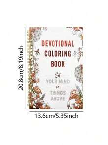 Devotional Inspirational Coloring Book | Creative Art Coloring Pages For Relaxation & Self-Expression • Halloween & Christmas Gift, Holiday Supplies - Phong cách đơn giản - Xem 3