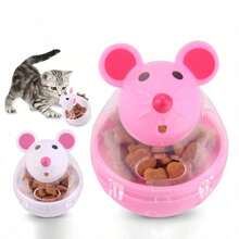 老鼠造型防逃脱食物球玩具，猫玩具 - 彩色 - 查看 5