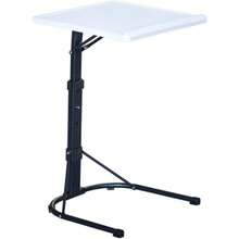 Folding Laptop Table Sofa Bed Stand Adjustable Height Tray Tilt Angle Lightweight Portable Compact Computer Game Driving Foldable Office Crafting Jigsaw Desk - White Black - View 2