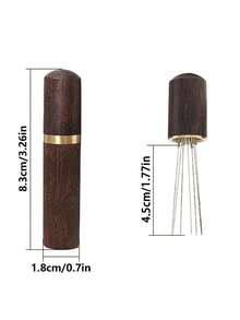 1pc Home Stainless Steel Coffee Powder Needle Cloth Powder Blender Concentrated Coffee Powder Stirring Needle DIY Tool, Coffee Maker Mini Accessories Tool Needle - Multicolor - View 6