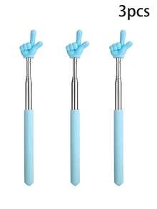 Telescopic Back Scratcher, Also Suitable As Classroom Telescopic Pointer, Retractable Pointing Stick, Collapsible Back Scratcher, Adult, Elderly, Pet Applicable Scratching Massage Tool, Easy To Carry For Home Use, Reading Aid Telescopic Product, Birthday Gift - Multicolor - View 15