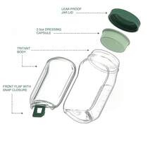 1pc Salad Container With Side Opening And Leak-Proof Lid, Suitable For Vertical Layering With Built-In Dressing Container, Great For Reusable And Portable Lunch At Office, Picnic And Travel. - Microwave, Dishwasher And Refrigerator - Sealed Salad Container With Dressing Cup, Stackable Design For Meal Prep, Lunch, Dinner, Office, Travel - Multicolor - View 8