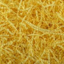 Caleihd Crinkle Cut Paper Grass Cushion Paper Streamer For Christmas Wedding Birthday Bridesmaid Engagement Craft Gift Boxes Bags Filler Decoration 4.5oz Yellow - Yellow - 查看 1