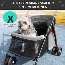 Pet Strollers - 灰色的 - 查看 4