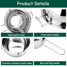 Candle Making Kit Supplies, Including Double Boiler Pot Set, Candle Wicks, Wick Stickers, Wick Holders, Soy Wax And Spoon - Multicolor - View 8