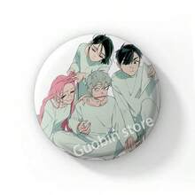 58mm 卡通可爱女孩 Sua 软纽扣胸针 动漫外星人舞台 Sua TILL IVAN 胸针 Mizi Luka 徽章别针 硬币胸针 背包装饰 圆形徽章 包包帽子饰品礼品 - 58 mm - 查看 18