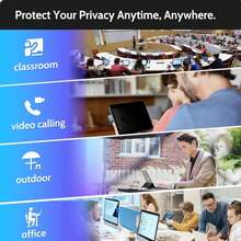 Peslv Privacy Screen Protector Compatible With IPad Pro 12.9 Inch 2018 2020 2021 2022, Anti Glare Blue Light Spy Filter Private Cover, High Sensitive Bubble-Free Easy Install Black Security Screen - Baby Pink - View 7