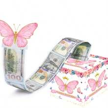 生日现金惊喜礼盒、派对装饰用品、其他礼品包装 - 淺粉色 - 查看 1