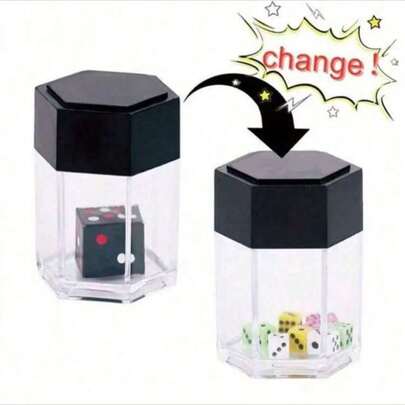 Magic Dice - Magical Prop From Large To Small - Stage Magic Toy - Magic Toy - Birthday Gift - Holiday Gift - Small Gift - Toy - Random Dice Color - Easter