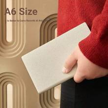 New A6 Notebook, Thick & Portable Soft Leather Notebook, Ins Style Business Pocket Notepad, Recommended As Valentine's Day, Birthday, Gift, Holiday Gift - Multicolor - View 6