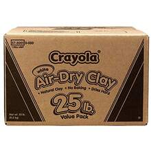 CYPNCrayola Air Dry Clay 25 lb Value Pack WhiteFashion - Blanco - Ver 3