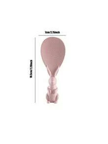 Rabbit Shaped Rice Spoon, Kitchen Shovel, Standing Cooking Tools, Rice Cooker Supplies,Flatware Serving Spoons Rice Servers, Cute Kitchen Non-Stick Rabbit Rice Paddle Spoon Tool, Pp Shape Standing Rice Spoon, Non-Stick, Stand-Up Rice Spoon, For Kitchen, Birthday Gift, New Year Gifts - Multicolor - View 6