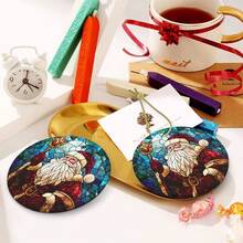 Santa Claus Ceramic Christmas Hanging Ornament For Xmas Tree Wedding Holiday Party Home Decor Santa Claus - 聖誕老公公 - 查看 6
