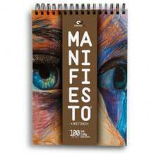 CYPNCuaderno Para Dibujo A4+ Bocetos Marca Manifiesto - Sketches - 100 Hojas bond - 120 gramosFashion - Multicolor - Ver 1