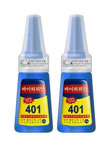 20克优质美甲胶水 - 超快干胶，适用于假指甲、按压式美甲、美甲贴纸、美甲水钻、DIY项目（家居装饰及工艺品）、塑料、金属、陶瓷、玻璃、木材、石材 | 耐热，也可用于鞋包修补 - 401美甲膠 - 查看 14