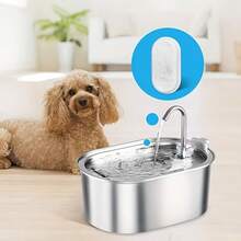 5个/10个装猫咪饮水机替换滤芯，适用于67盎司/2升和108盎司/3.2升不锈钢宠物饮水机 | 替换滤芯，易于安装和清洁，无需电池