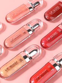 USHAS Shimmering Pearl Gloss Lip Gloss, Nourishing & Smooth Texture Mirror Finish Lip Tint, Long-Lasting & Easy To Apply, Quick-Drying & Non-Sticky, Sparkling Liquid Lipstick, Suitable For Party, Holiday And Daily Makeup, Christmas, Valentine's Day Gift - #04 - View 7