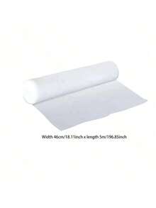 1 Roll (Approx.) Non-Woven Dust Cover - Oil Absorbent Paper Filter, Wireless Side Oil Absorption, Kitchen Supplies, No Battery, Suitable For Kitchen Stove Chimney, Oil Absorbent Membrane - White - View 6