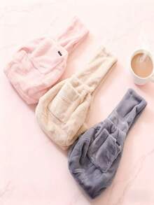 1pc Pet Sling Carrier For Small And Medium Dog And Cat With Breathable Mesh - Plush Self-Warming Hiking Front Backpack Chest Body Holder - Multicolor - View 4