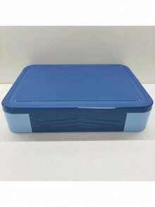 5-Compartment Adult Bento Lunch Box With Spork, Leak-Proof Food-, 1330ml (Blue) - Multicolor - View 11
