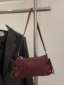 Wholesale Cross-Border Fashion Patchwork Baguette Bag, Women's 2026 Summer New Leopard Print Shoulder Bag, Casual Versatile Underarm Bag - Multicolor - View 9