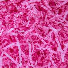 Crinkle Cut Paper Shred PacFKing Grass Cushion Paper Streamer For Christmas Wedding Birthday Bridesmaid Engagement Craft Gift Boxes Bags Basket Filler Decoration 4.5oz Pink - 粉色 - 查看 1