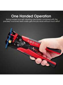 防滑压线钳电缆剪线器自动剥线钳多功能剥线工具压接钳端子0.2-6.0mm²工具 - 彩色 - 查看 10