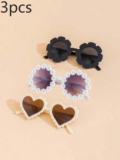 Juego de gafas de moda para niños, diseño minimalista, múltiples estilos y combinaciones de colores, gafas para niños adecuadas para uso diario, al aire libre, salidas de primavera, campamento, viajes, fotografía