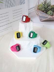 1pc/5pcs/10pcs Willow Breeze | Manual Press Counter With Box, Non-Slip & Durable, Outdoor Companion - Multicolor - View 7