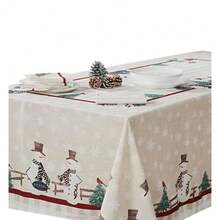 CYPNAvanti Linens - Mantel Accesorios Decorativos de Mesa decoración del hogar de día Festivo colección Country Snowman 60 x 84 PulgadasFashion - 227316949 - Ver 5