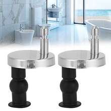 CYPNTornillos de asiento de inodoro bisagras universales para asiento de inodoro tornillos de goma expandibles kit de repuesto para inodoroFashion - como en la foto - Ver 6