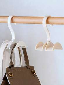 1/3件装创意旋转衣架，带2个挂钩，适用于性别揭晓派对、生日、婚礼、聚会，也是送给同事、朋友和家人的完美礼物，非常适合返校季、配饰收纳、衣物整理，实用便捷的衣橱配件。