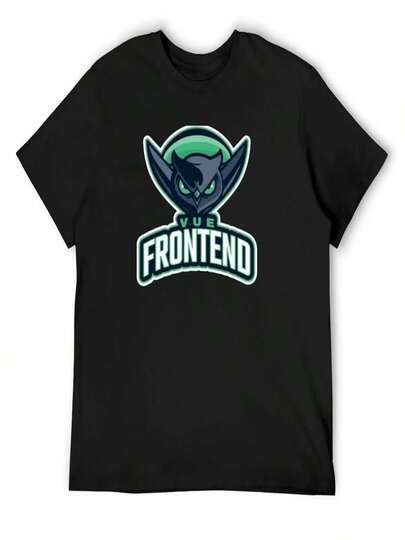 Vue Frontend - DevSports Series T-Shirt Blanks Cheap Stuff Tshirts Personalised  Shirts Plain Black T Shirts Men