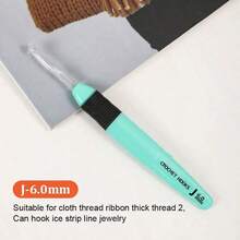 1/9支夜光钩针，9件套发光钩针工具，2.5mm-6.5mm透明钩针头，精美气泡包装，适合缝纫爱好者。适用于DIY手工制作，例如编织毛衣、围巾等。冬季手工礼物钩针工具配件 - 彩色 - 查看 9