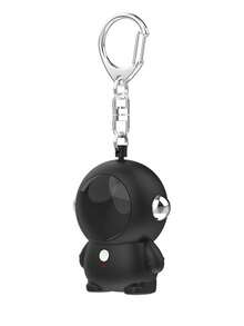 1个可爱宇航员造型Type-C可充电个人安全警报器，130分贝声波警报带手电筒，迷你可充电安全钥匙扣，送给女孩和学生的礼物 - 彩色 - 查看 14