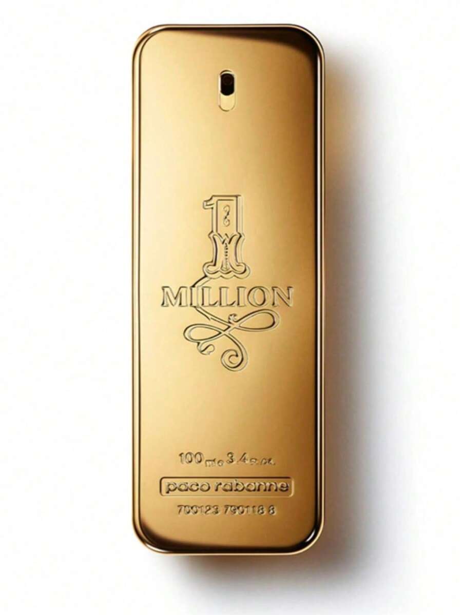 1 Million Eau De Toilette 3.4 OZ/ 100 ML, Men's Perfume EDT Fragrance Long-Lasting Boyfriend Husband Father Brother Birthday Graduation Party Travel Camping Outdoors School Campus Trip Festivals Anniversary, Gift Valentine's Day Halloween Thanksgiving Christmas New Year's Day - 木質香調 - 查看 1