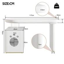 Home Office Desks - White - View 7