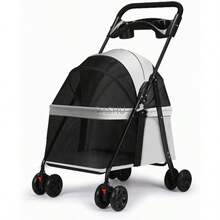 Pet Strollers - 灰色的 - 查看 1