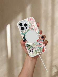 Oriental Style TPU Phone Case For IPhone 17/16/15/14/13/12/11/XS/XSMAX &  S22/S23/S24/S25, Yin - Yang & Mythical Creatures Print, Fashion Accessory For  - Seekers - Màu xanh lam - Xem 5